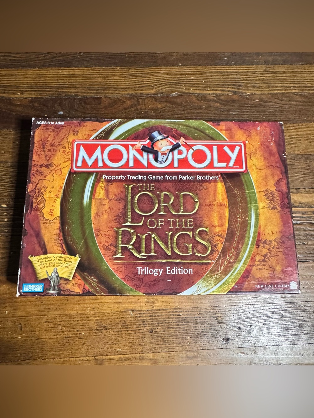 COMPLETE Hasbro Gaming Monopoly - The Lord of the Rings Trilogy Edition 2003